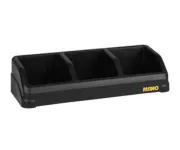 Three-Compartment Office Desk Organizer, Black Color, 13 Inches, Size 120×325×75 Mm, Brand: Mano, Ma...