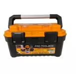 Professional Plastic Tool Box With Aluminum Handle, Jumbo Size, 20 Inches, Dimensions: 267×490×320 M...