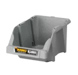 Open Plastic Storage Box, Gray Color, No. 15, Dimensions: 125×195×90 Mm, Brand: Mano, Made In Turkey...