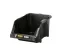 Open Plastic Storage Box, Black Color, No. 20, Dimensions: 152×245×122 Mm, Brand: Mano, Made In Turkey.