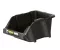 Open Plastic Storage Box, Black Color, No. 15, Dimensions: 125×195×90 Mm, Brand: Mano, Made In Turkey.