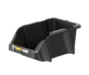 Open Plastic Storage Box, Black Color, No. 10, Dimensions: 103×165×75 Mm, Brand: Mano, Made In Turke...
