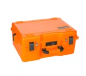 MTC360.O Heavy-Duty Hard Plastic Case With A Rigid Surface For Protecting Contents, Orange Color, Di...
