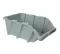 Open Plastic Storage Box, Gray Color, No. 40, Dimensions: 310×490×195 Mm, Brand: Mano, Made In Turkey.