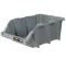 Open Plastic Storage Box, Gray Color, No. 40, Dimensions: 310×490×195 Mm, Brand: Mano, Made In Turkey.
