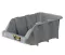 صندوق تخزين بلاستيك مفتوح لون رصاصي رقم 30 مقاس 217×360×155 مم ماركة مانو صناعة تركي