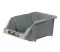 Open Plastic Storage Box, Gray Color, No. 25, Dimensions: 200×300×130 Mm, Brand: Mano, Made In Turkey.