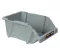 Open Plastic Storage Box, Gray Color, No. 25, Dimensions: 200×300×130 Mm, Brand: Mano, Made In Turkey.