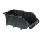Open Plastic Storage Box, Black Color, No. 30, Dimensions: 217×360×155 Mm, Brand: Mano, Made In Turkey.