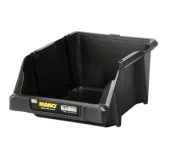Open Plastic Storage Box, Black Color, No. 25, Dimensions: 200×300×130 Mm, Brand: Mano, Made In Turk...