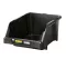 Open Plastic Storage Box, Black Color, No. 25, Dimensions: 200×300×130 Mm, Brand: Mano, Made In Turkey.