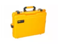 Heavy-Duty Plastic Case, Model 300 – Yellow Color, Dimensions: 530×400×133 Mm.