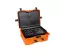 Heavy-Duty Plastic Case With High-Density Foam And Internal Dividers, Model 360 – Orange Color, Brand: Mano.