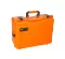 Heavy-Duty Plastic Case With High-Density Foam And Internal Dividers, Model 360 – Orange Color, Brand: Mano.