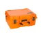 Heavy-Duty Plastic Case With High-Density Foam And Internal Dividers, Model 360 – Orange Color, Brand: Mano.