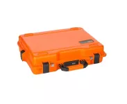 Heavy-Duty Plastic Case With High-Density Foam And Dividers, Model 300 – Orange Color, Dimensions: 5...