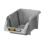 Open Plastic Storage Box, Gray Color, Size 103×165×75 Mm, Model Number 10, Manno Brand, Made In Turk...