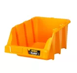 Open Plastic Storage Box, Yellow Color, Size 217×360×155 Mm, Model Number 30, Manno Brand, Made In T...