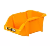Open Plastic Storage Box, Yellow Color, Size 125×195×90 Mm, Model Number 20, Manno Brand, Made In Tu...