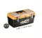 Plastic Tool Box With Metal Latch And Top Compartments, 16-inch Size (413×212×186 Mm), Mano Brand, Made In Turkey.