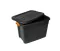 Heavy-duty Plastic Storage Box With Lid, 60-liter Capacity, Size 600×393×410 Mm, Mano Brand, Made In Turkey.