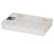 Transparent Plastic Tool Organizer, 9-inch Size (230×150×33 Mm), Mano Brand, Made In Turkey.