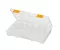 Transparent Plastic Tool Organizer, 9-inch Size (230×150×33 Mm), Mano Brand, Made In Turkey.