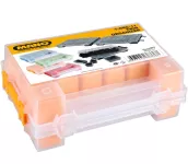 Plastic Tool Organizer With Adjustable Internal Dividers, 11-inch Size (195×150×100 Mm), Mano Brand,...
