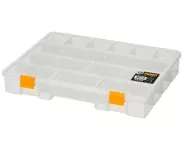 Transparent Plastic Tool Organizer, 13-inch Size (324×247×51 Mm), Mano Brand, Made In Turkey.