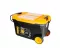Tool Box With Wheels, Featuring Top And Inner Drawers, Trolley System, And Metal Latch. 28-inch Size (380×595×420 Mm)