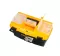 Plastic Tool Box With Top Compartments And Movable Internal Drawers, 20-inch Size (510×290×280 Mm) Yellow Color