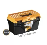 Plastic Tool Box, 18-inch Size (432×250×230 Mm), Mano Brand, Made In Turkey.