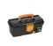 Black Plastic Tool Box, 13 Inches, Size 320×165×135 Mm, Brand: Mano, Made In Turkey
