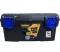 Black Plastic Tool Box, 16 Inches, Size 410×206×192 Mm, Brand: Mano, Made In Turkey