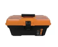 Heavy-duty Plastic Tool Box With Plastic Lock And Top Compartments, 19 Inches, Size 494×263×250 Mm, ...