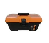 Heavy-duty Plastic Tool Box With Plastic Lock And Top Compartments, 16 Inches, Size 434×239×194 Mm, ...