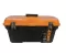 Heavy-duty Plastic Tool Box With Plastic Lock And Top Compartments, 13 Inches, Size 334×187×147 Mm, Brand: Mano, Made In Turkey.