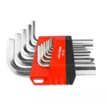 Short Hex Key Set, 7 Pieces, Sizes 1.5 To 6 Mm, Brand: Keytaform, Made In Turkey, Model LT/7.
