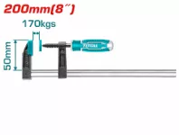 Total Tools F Clamp 200 Mm ( 8") * 50MM