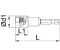 Adapter 1/4 / 1/4, 75mm, Ceta Form, Turkish, BT/7017