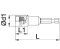 Long Magnetic Bit 11mm, 1/4", Ceta Form, Turkish, BT/1165