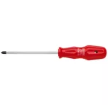 PH1 Cross (Phillips) Screwdriver With Red Handle, 100mm, Ceta Form, Turkish, 4200/52M