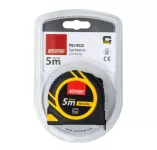 5-Meter Measuring Tape, 25mm Width, Yellow Plastic Case, P03-0525