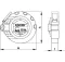 20-Meter Measuring Tape – Ceta Form, Turkish-made, Rubber Coated, 15mm Wide, Model P10-20