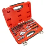 35-Piece Complete Socket Set – 1/4" & 1/2" Drive, Model C20-35PH4