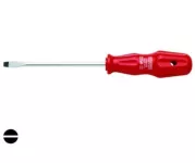 Ceta Form Red Slotted Screwdriver, 6.5 × 200 Mm, Model F30-065-200