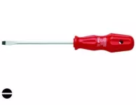 Ceta Form Red Slotted Screwdriver, 6.5 × 300 Mm, Model F30-065-300