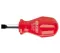 Ceta Form Red Stubby Slotted Screwdriver, 5.5 × 25 Mm, Model 4100/TP55M