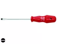 Ceta Form Red Slotted Screwdriver, 5.5 × 125 Mm, Model F30-055-125