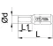 "Ceta Form Hexagon Socket Driver Bit, 4mm* 25mm , CB/1840"